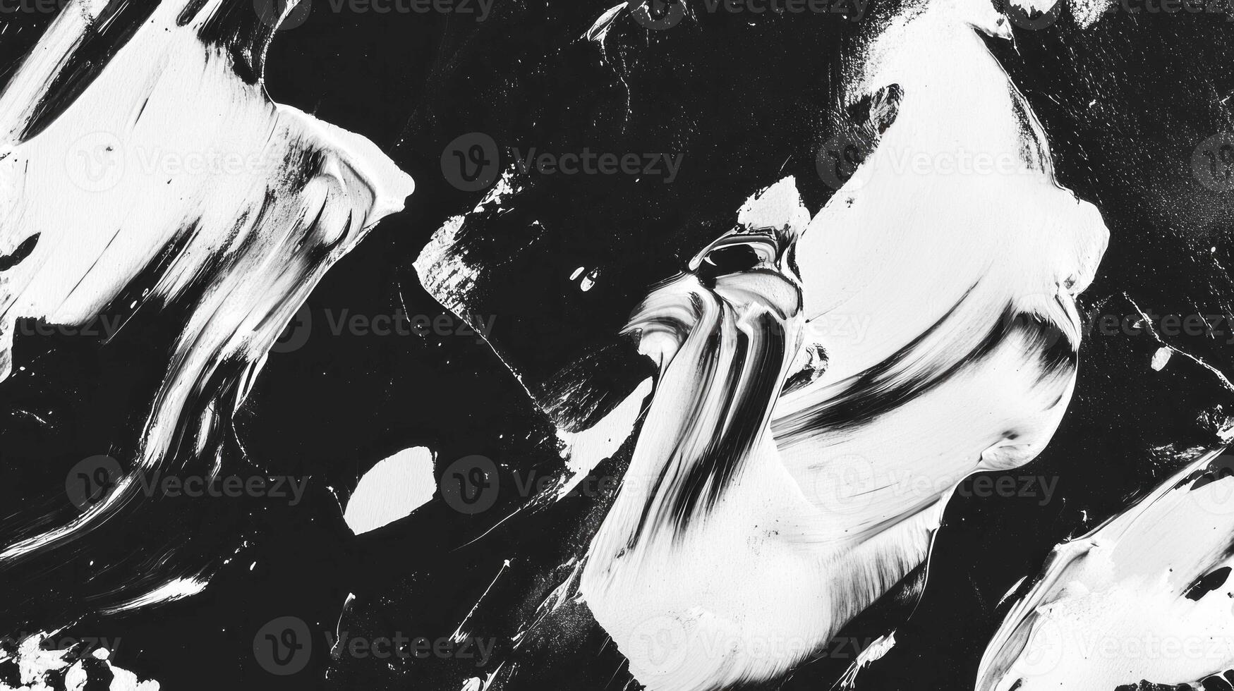 Chaotic black and white grunge texture for artistic design photo