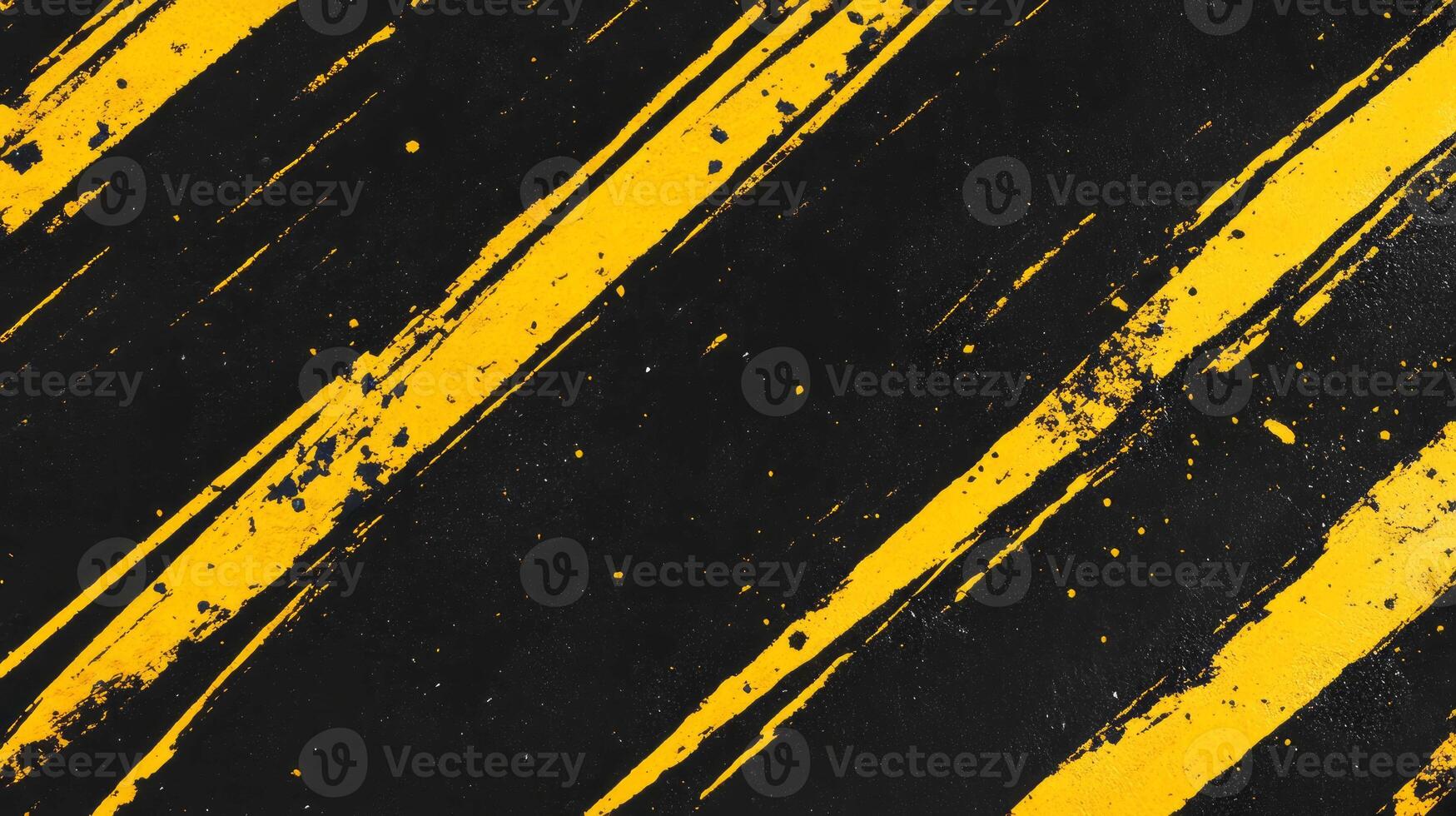 Chaotic grunge mustard texture design with bold contrasting stripes photo