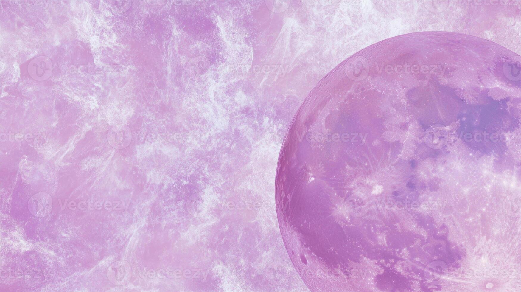 Ethereal moon in lavender chaos texture for tranquil design photo