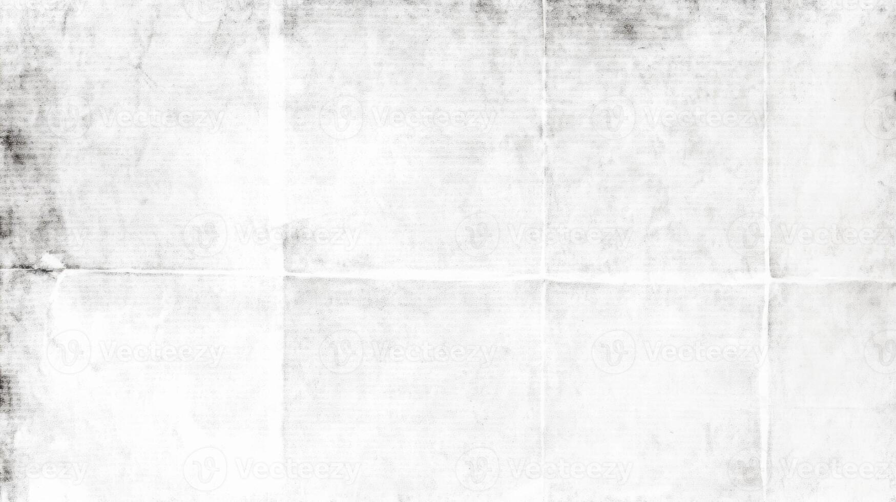 Distressed crumpled old paper texture in black and white for vintage design projects photo