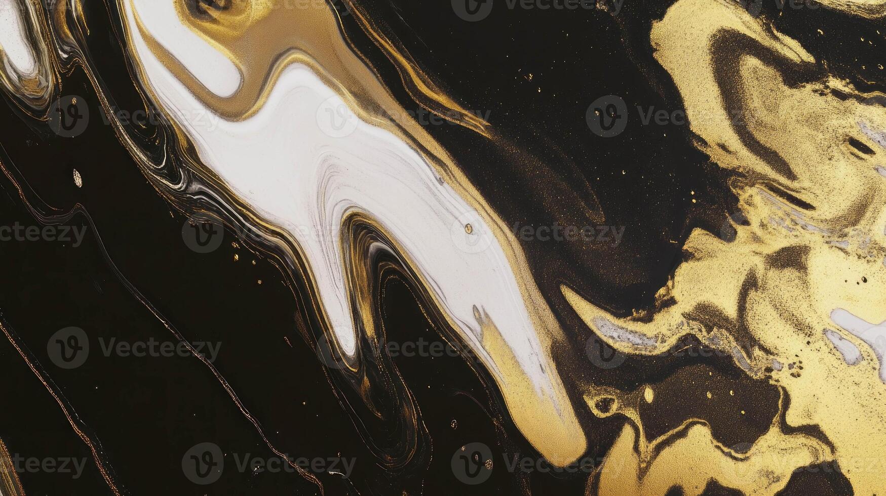 Abstract grunge gold and black texture with dynamic contrast for creative design photo