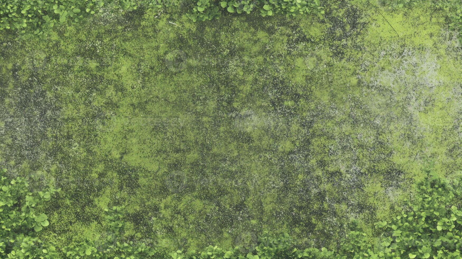Grunge green texture with vibrant contrast and natural chaos for artistic backgrounds photo