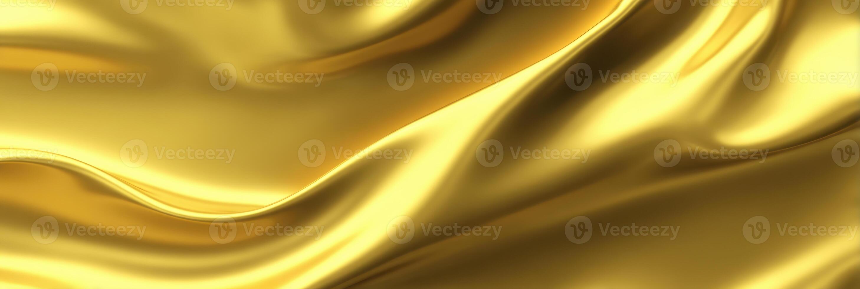 Golden silk fabric background photo