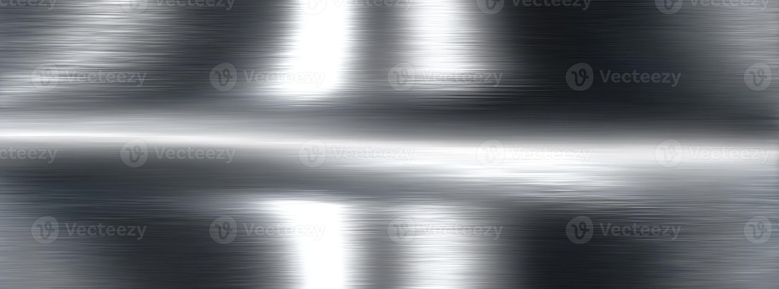 A shiny metal texture background with a light reflection photo