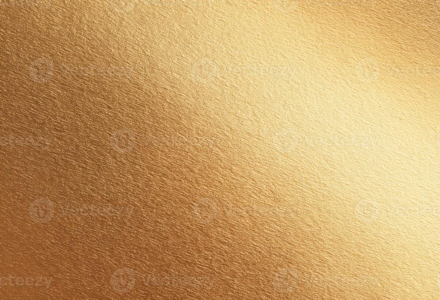 Golden metallic texture background with a soft light photo