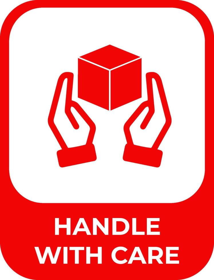 Fragile Handle With Care vector