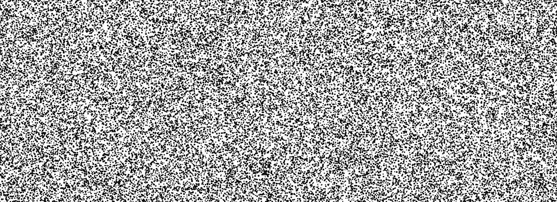 Black random noise texture. Rough grain snow overlay background. Abstract grunge grit dots wallpaper. Distressed gritty dust backdrop with particles, speckles, drops, specks, flecks. vector