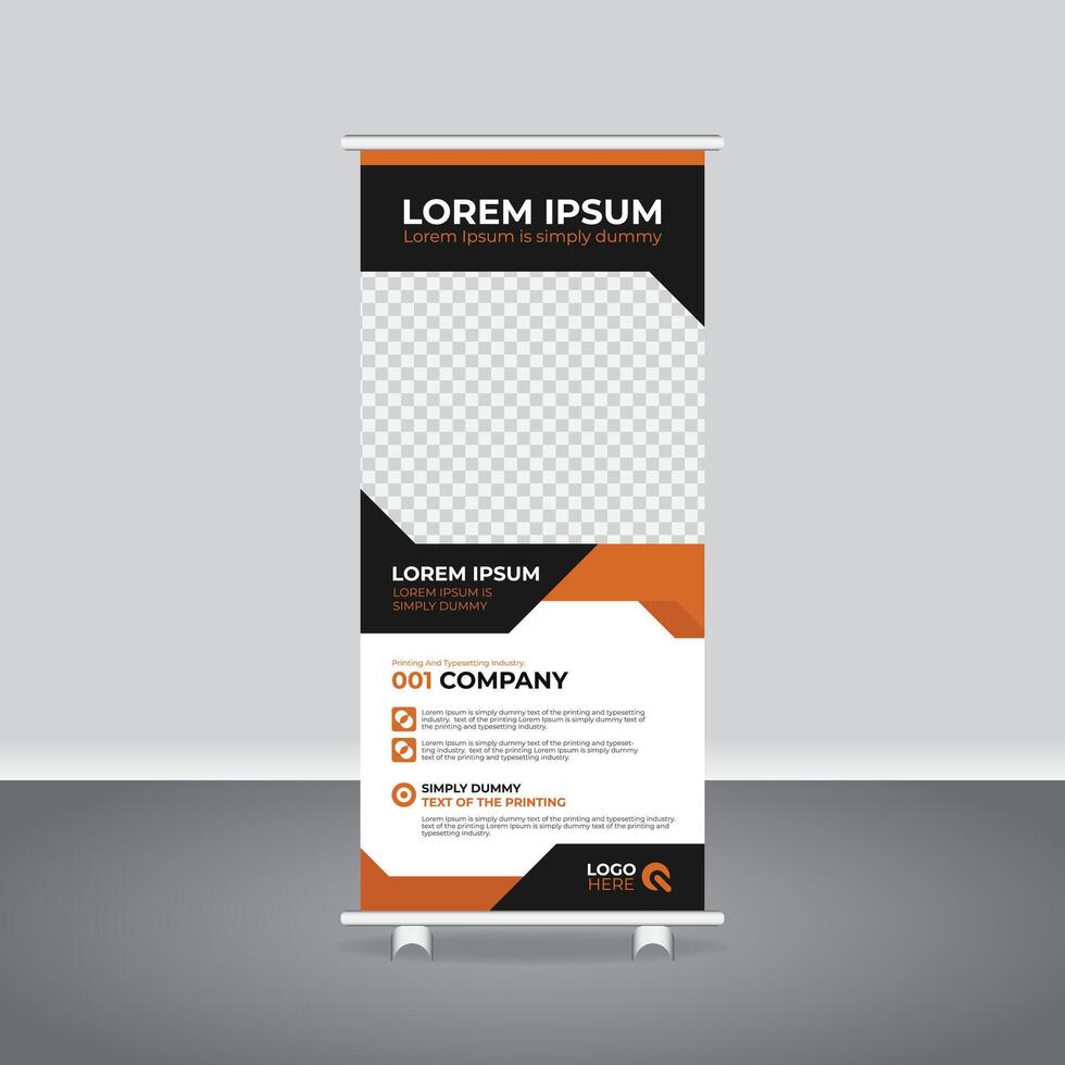 Marketing Roll Up Banner Kit, X-Banner, Flyer, Brochure Layouts, Roll Up Banner Set, High-Quality Brochure and Flyer Design Templates vector