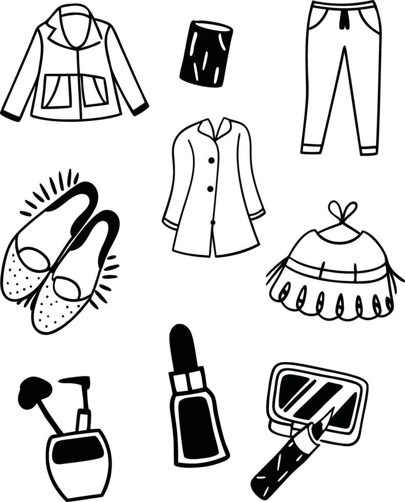 Futuristic Robot And VR Technology Icon Set AI, Virtual Reality vector