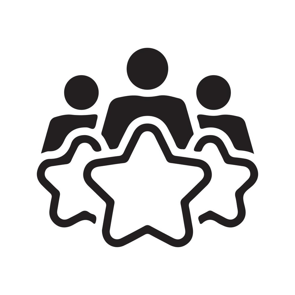 Customer Experience Line Icon vector