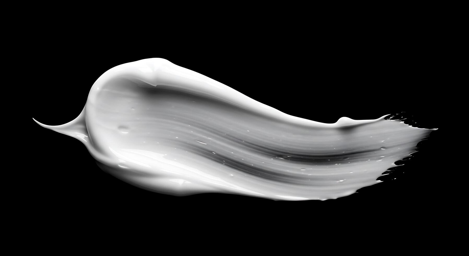 A white liquid is flowing out of a bottle photo
