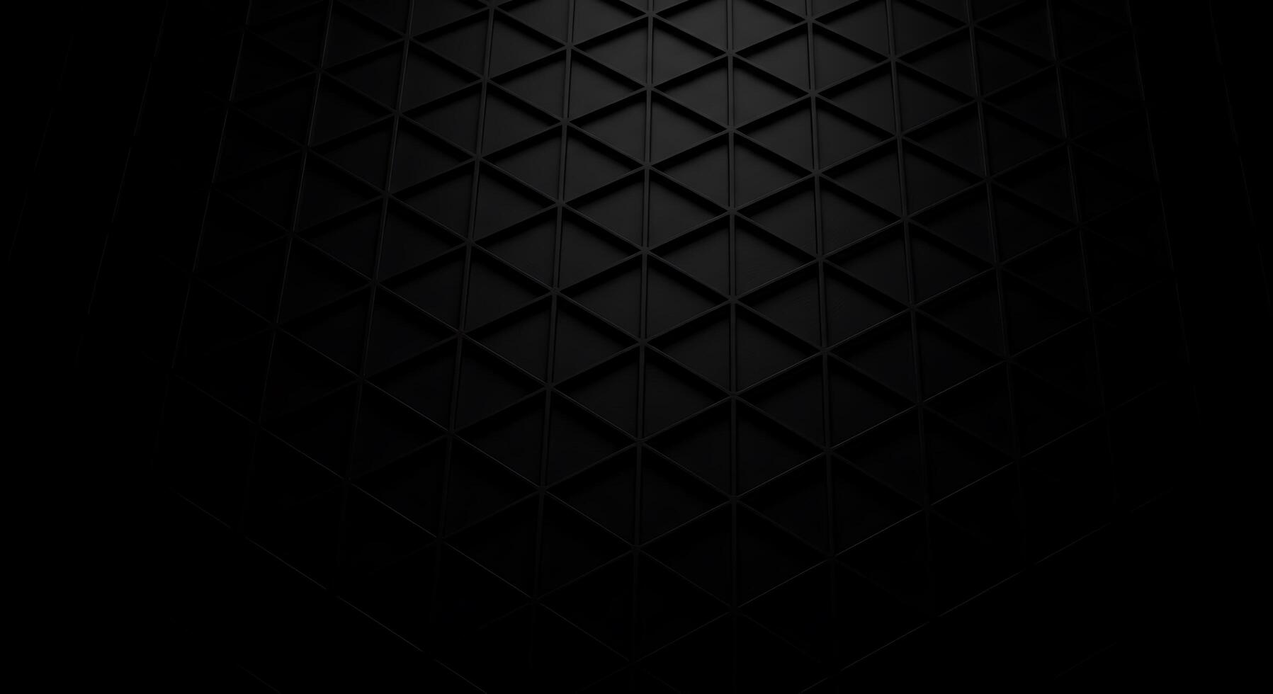 Black background with geometric shapes on it photo