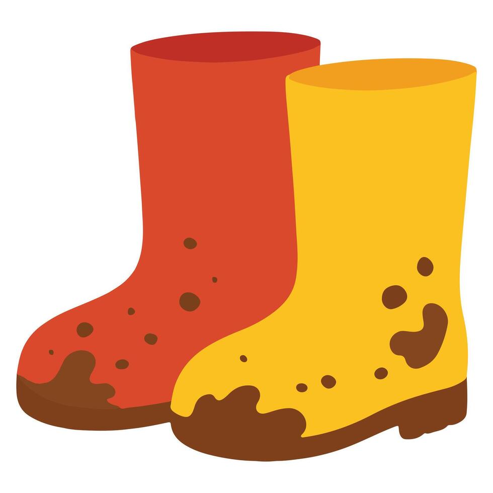 Gardening Bootst illustration, Colorful Garden Gardening Bootst , Colorful Gardening Clipart, Gardener design sublimation vector