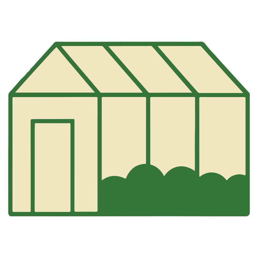 Greenhouse illustration, Garden Greenhouse , Colorful Gardening Clipart, Gardener design sublimation vector