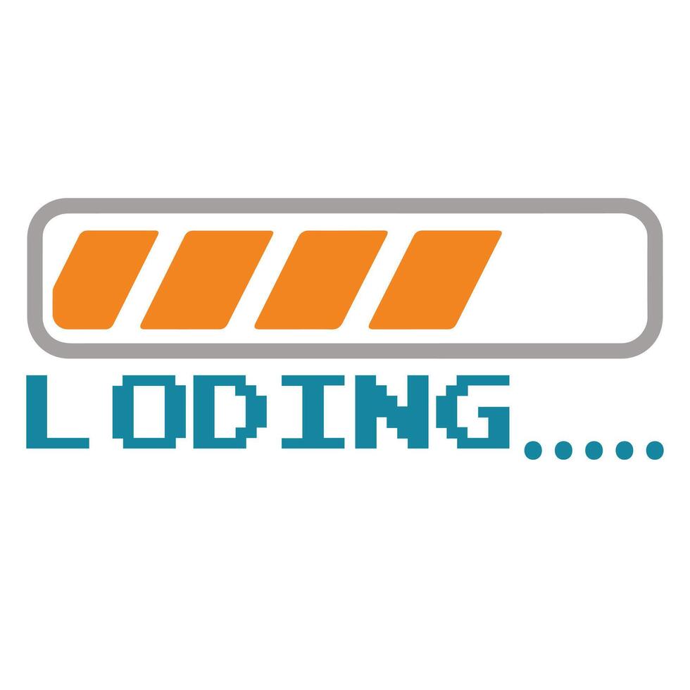 Gamer Loading Illustration, Gamer Digital File, Gaming Equipment Clipart vector