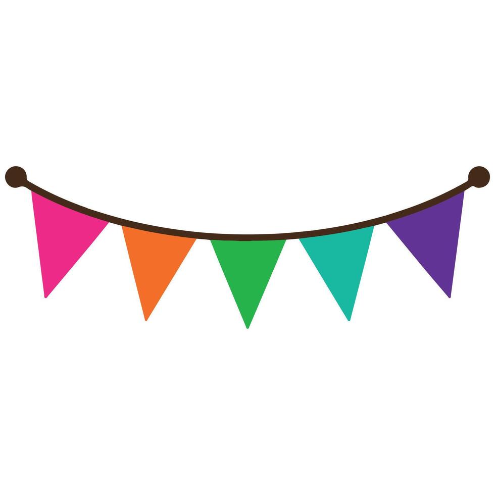 Christmas Bunting Banner Concha Pair illustration, Merry Christmas clipart, Christmas Fiesta Digital Design sublimation vector