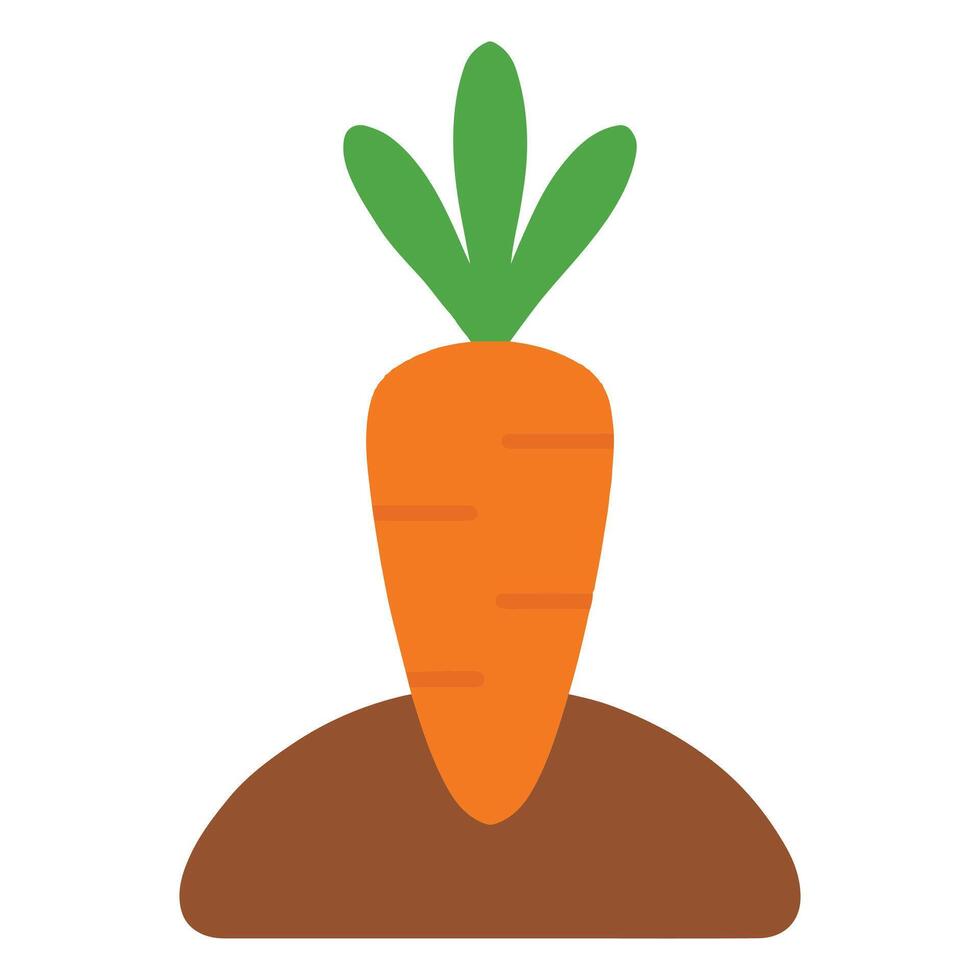 Carrot illustration, Colorful Garden Carrot art Colorful Gardening Clipart, Gardener design sublimation vector
