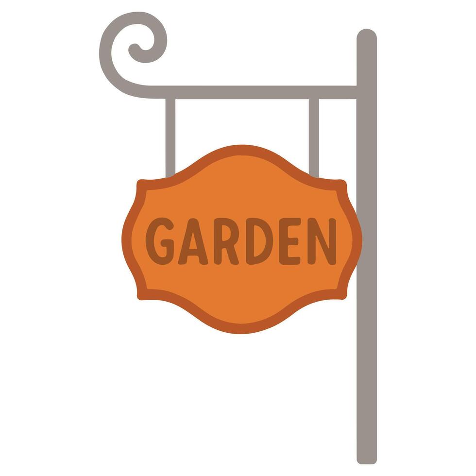 Flat Hanging Illustration, Colorful Garden Flat Hanging, Colorful Gardening Clipart, Gardener Design Sublimation vector