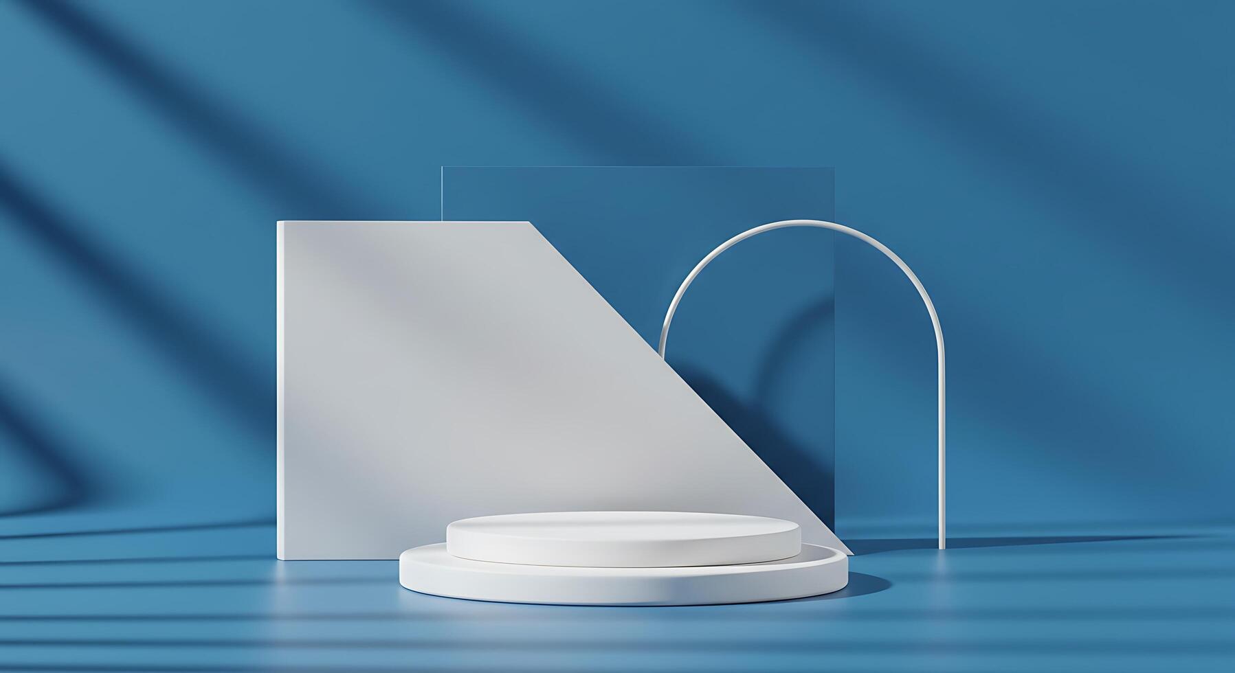 A white table with a white object on it photo