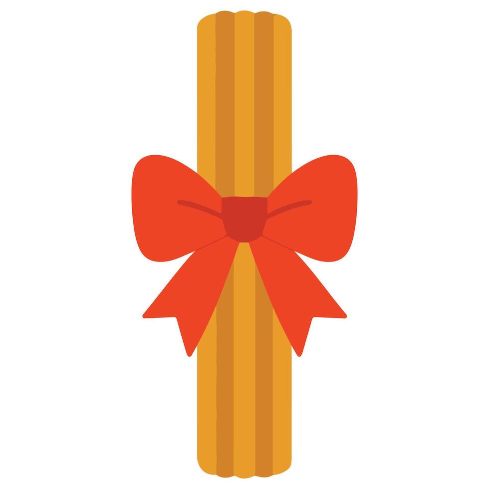 Christmas Churro Gift illustration, Merry Christmas clipart, Christmas Fiesta Digital Design sublimation vector