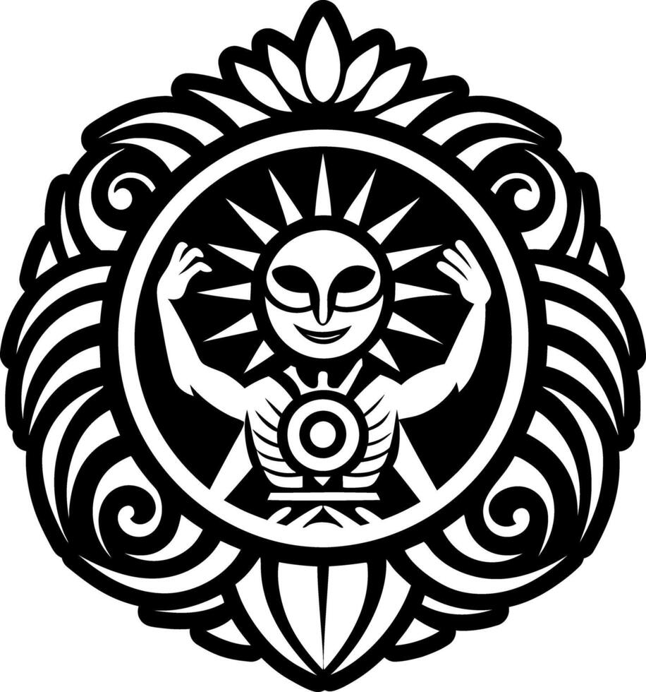 Sun symbol icon of filled icon vector