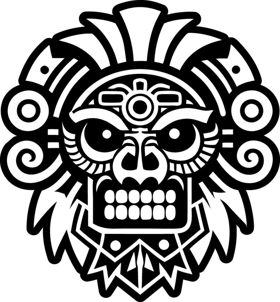 Mexican culture icon in solid style vector