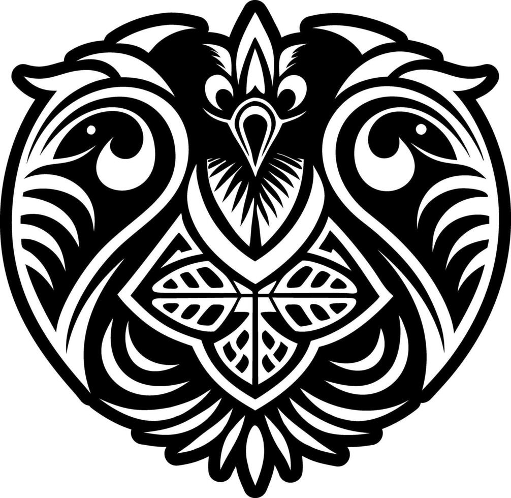 Hawaiian symbol icon in filled style vector