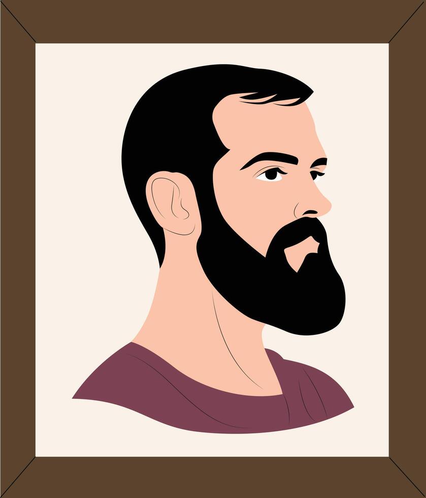 Aenesidemus portrait picture vector