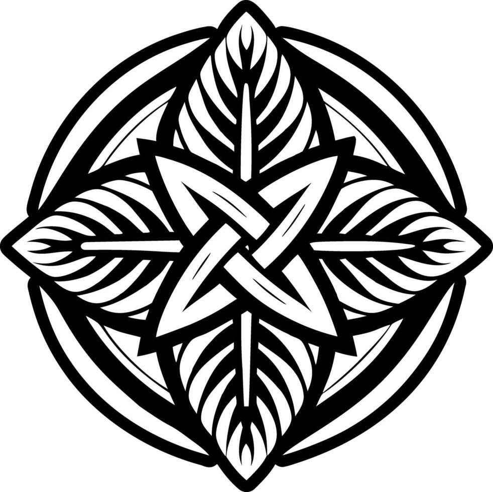 Leaf symbol icon in solid style vector