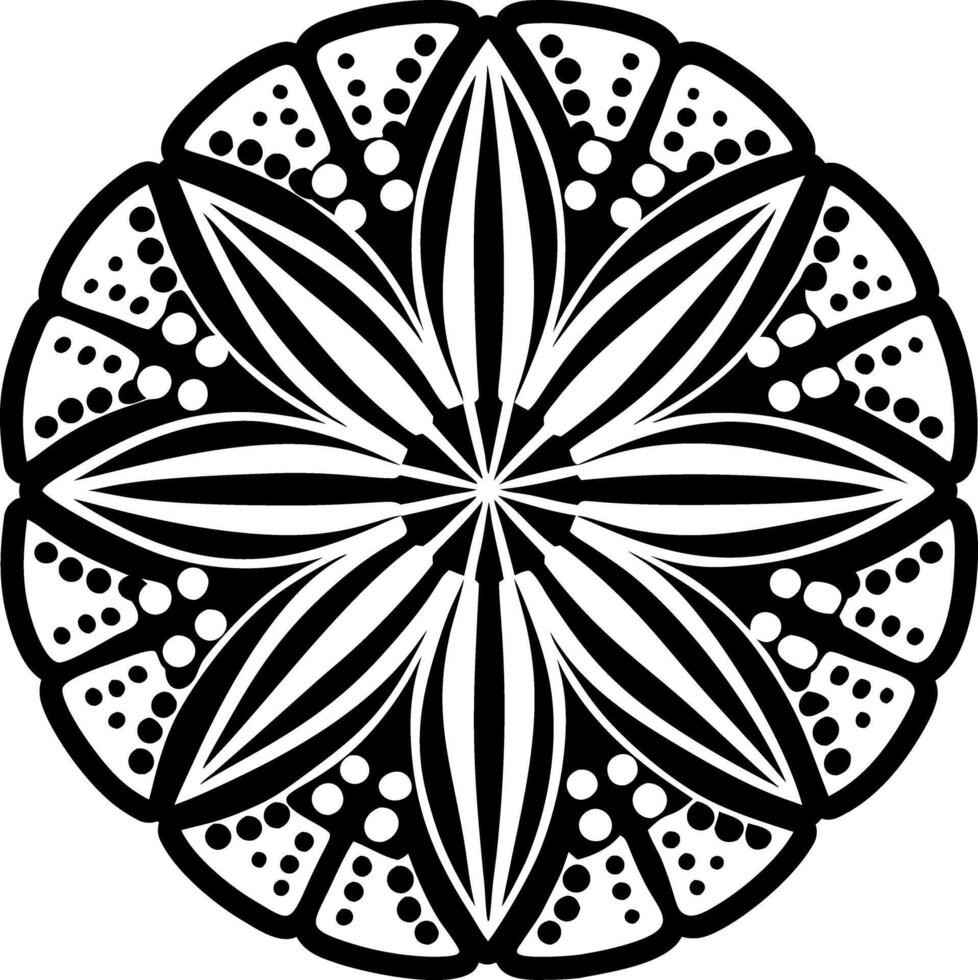 Sea urchin icon in glyph style vector