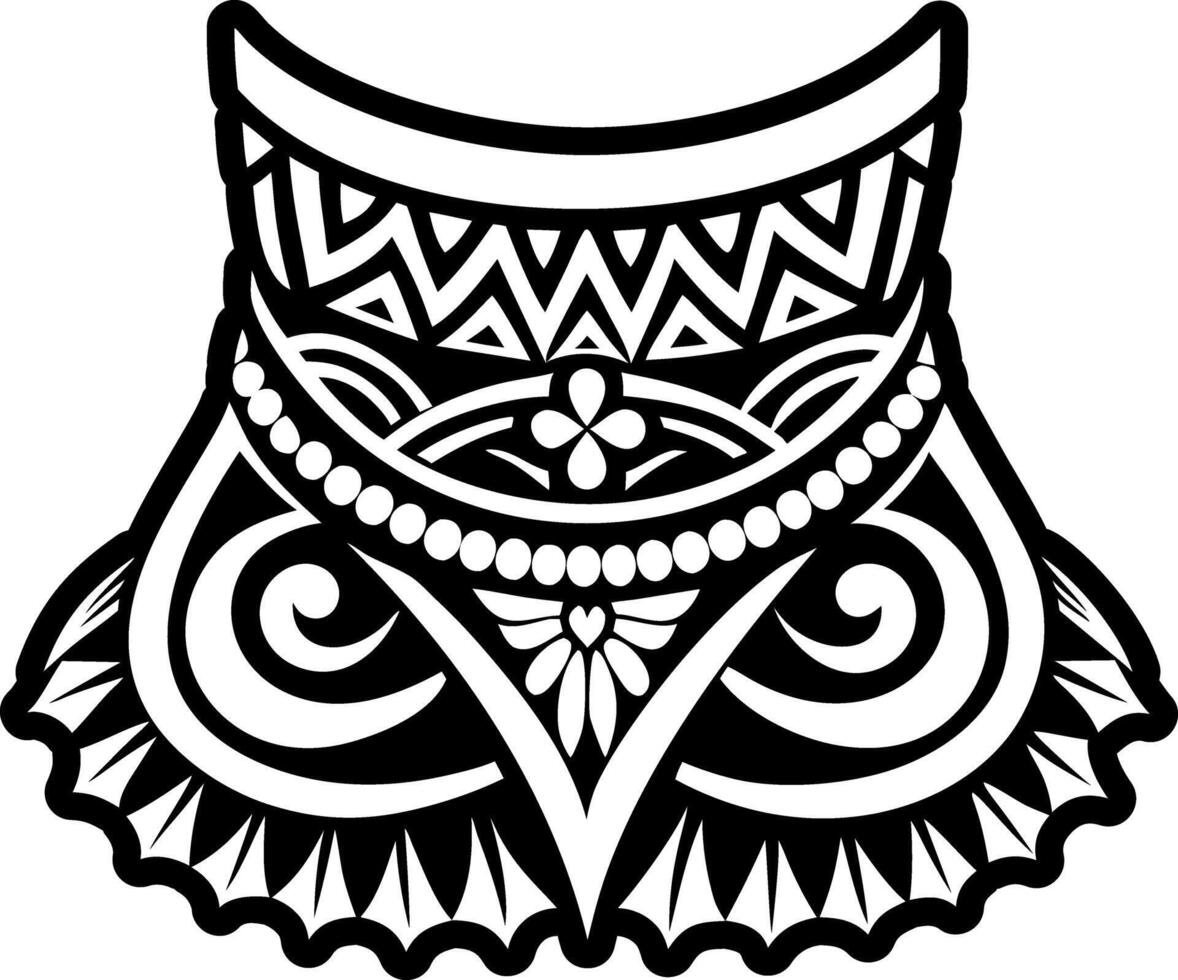 A solid style icon of anklet vector