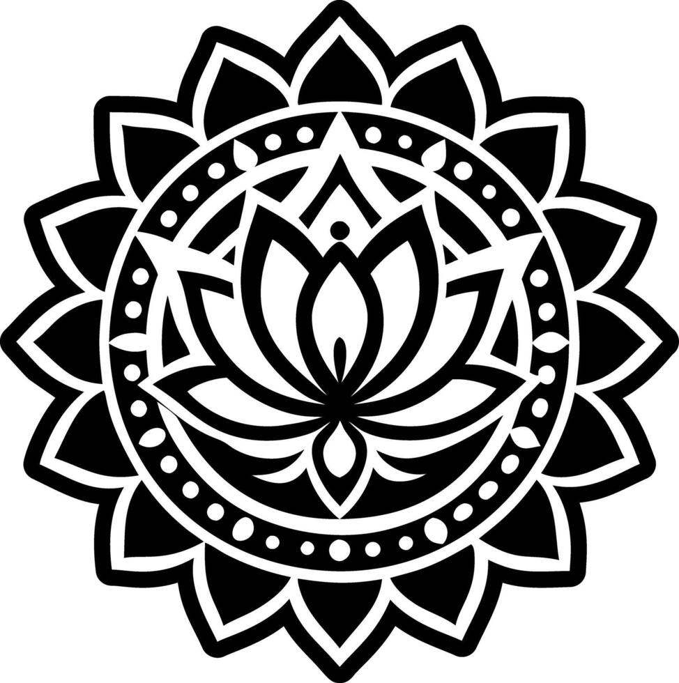 A glyph style icon showing flower vector