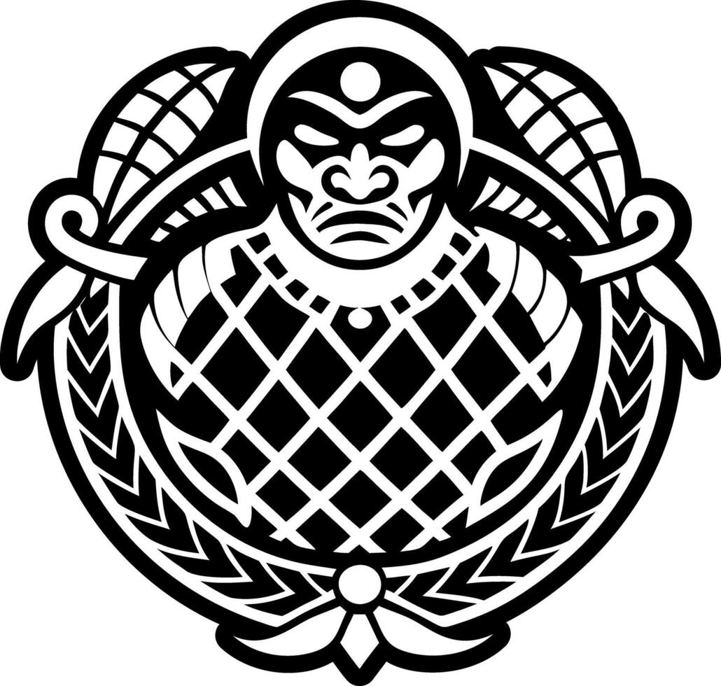 Maui rope icon in solid style vector