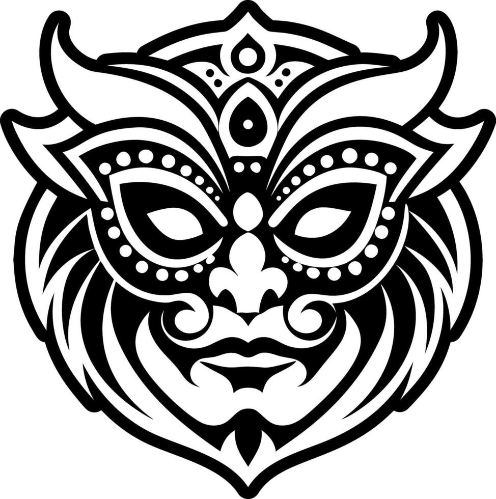 A solid style icon showing opera mask vector
