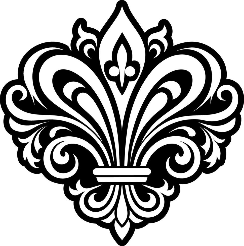A solid style icon of saint symbol tattoo vector