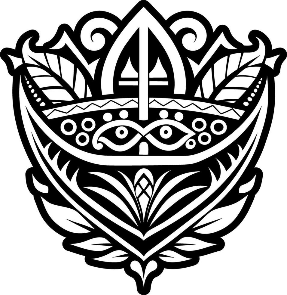Native symbol icon in solid style vector