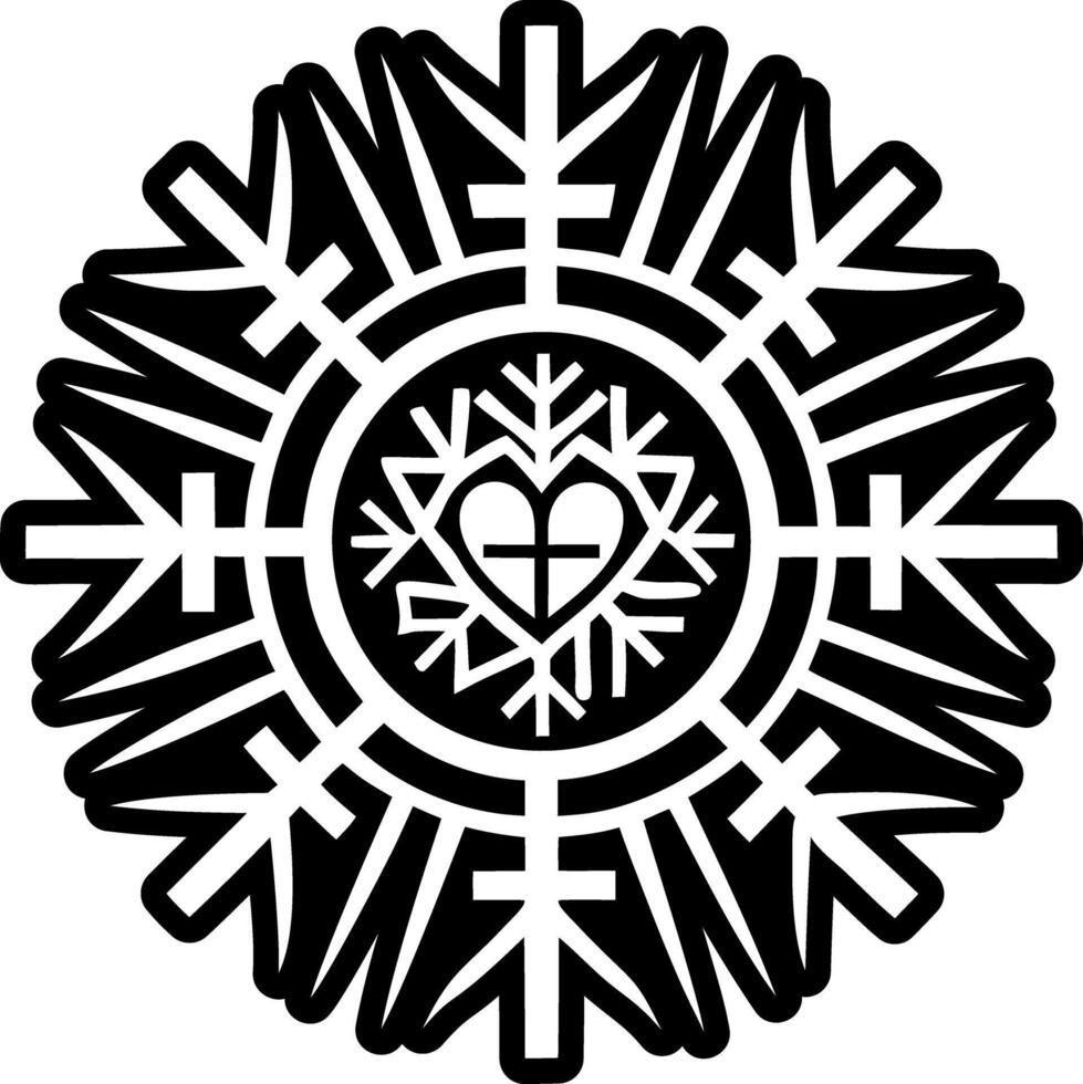 A solid style icon showing rune stone vector
