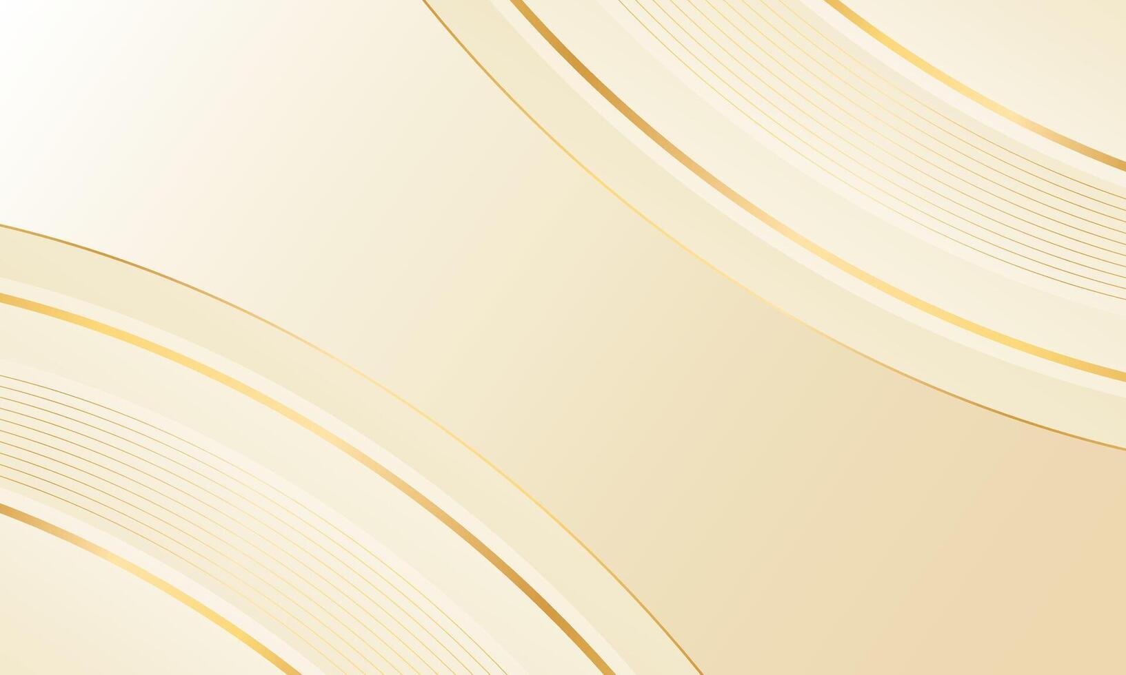 Minimalist Beige Gold Abstract Background. Elegant Cream Design for Presentation Templates vector