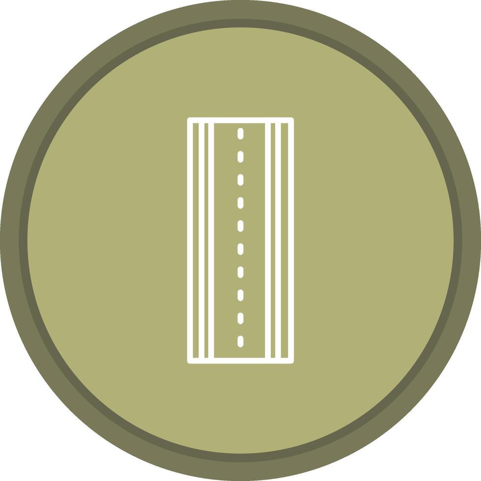 Road icon. colored outline icon style. vector