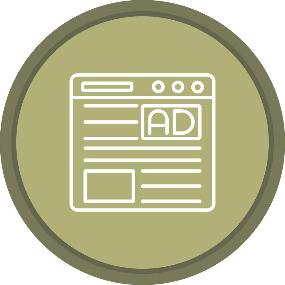 Advertisement Icon Design vector