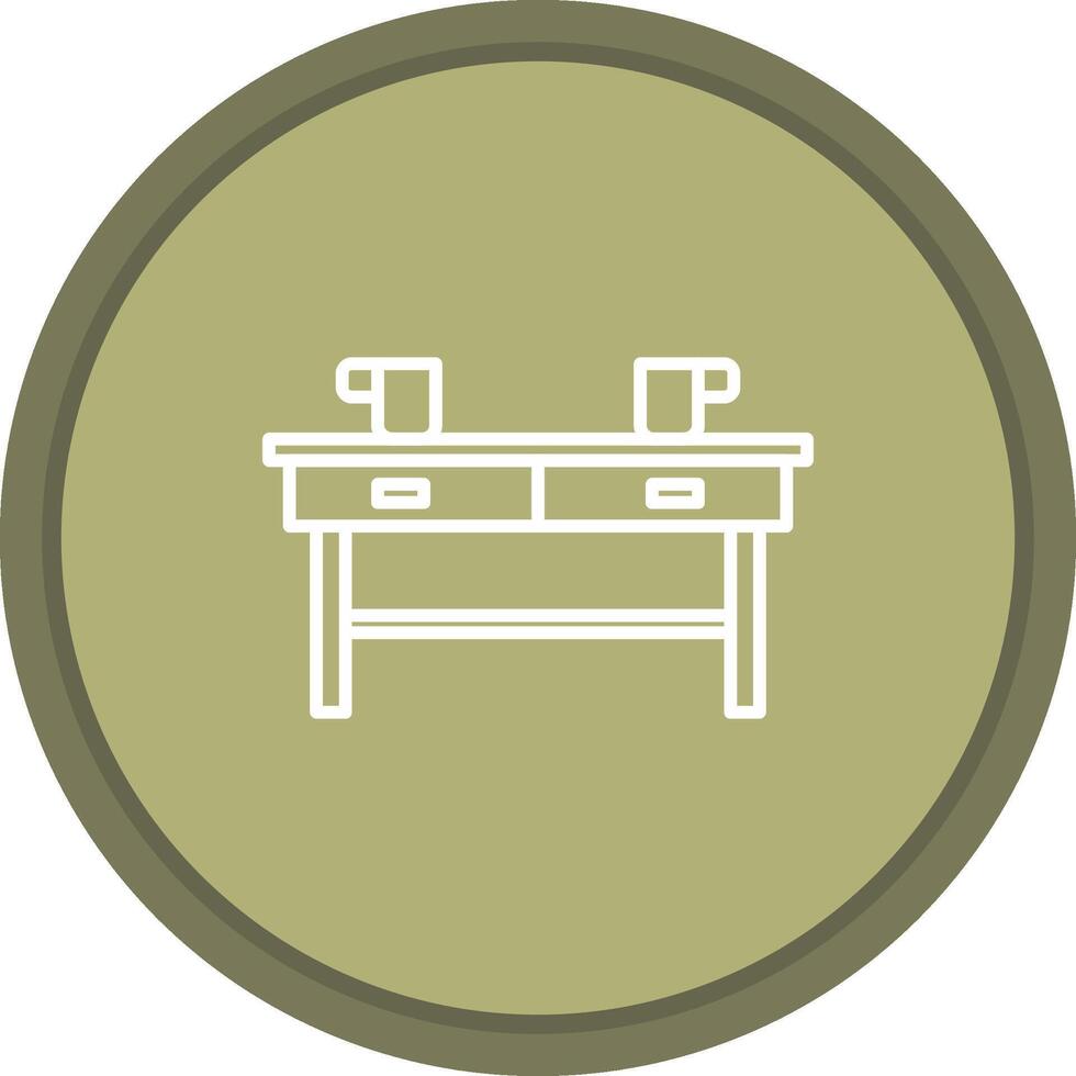 Coffee Table Icon Design vector