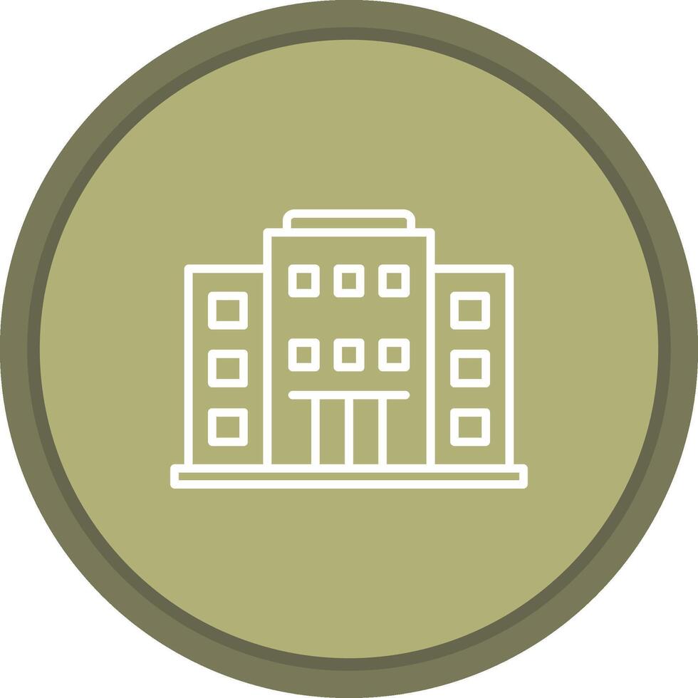 Hotel Icon Symbol Art vector