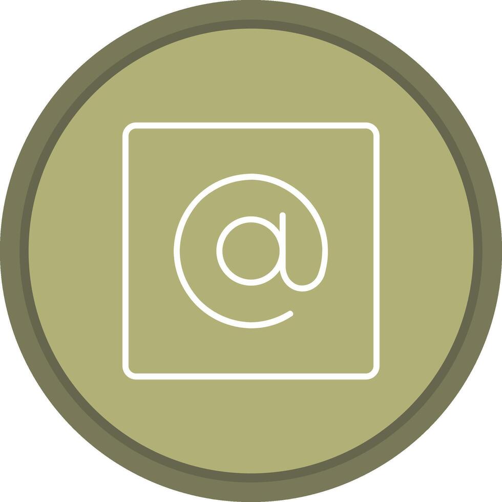 Arroba Icon Design vector