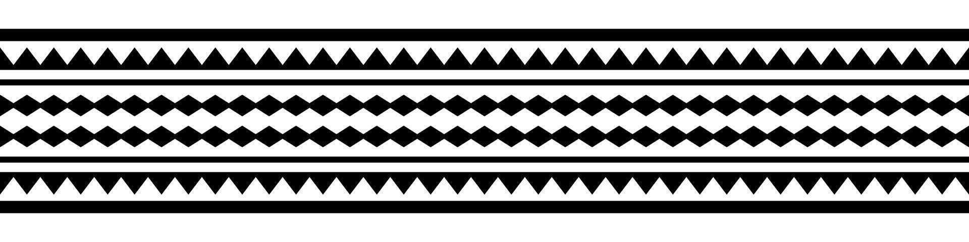 Ornamental seamless pattern with ethnic aztec fabric and textile border. vector