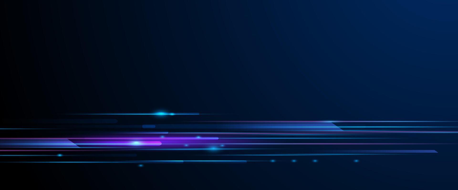 Abstract neon light, pattern lines with space. Purple, blue, green and gradient color background vector