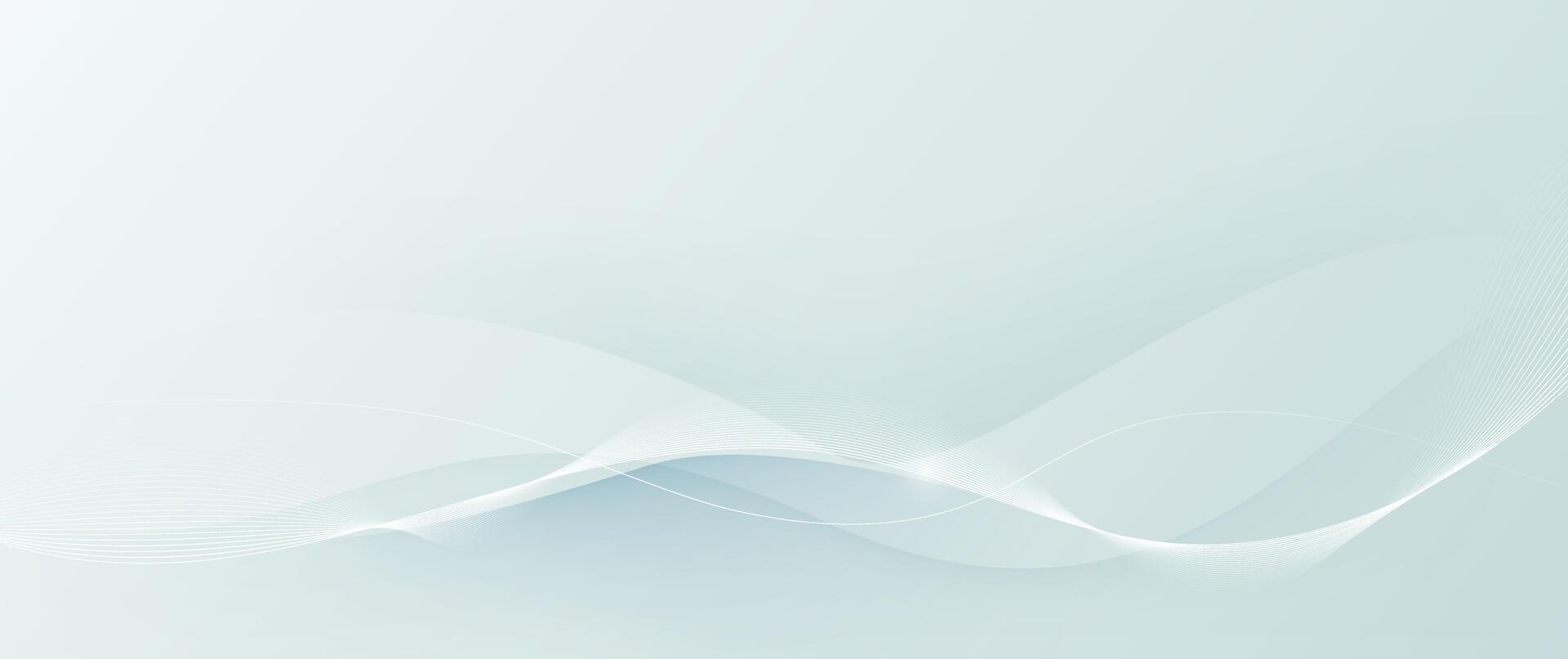 Dot and wave line pattern on white gray color background vector