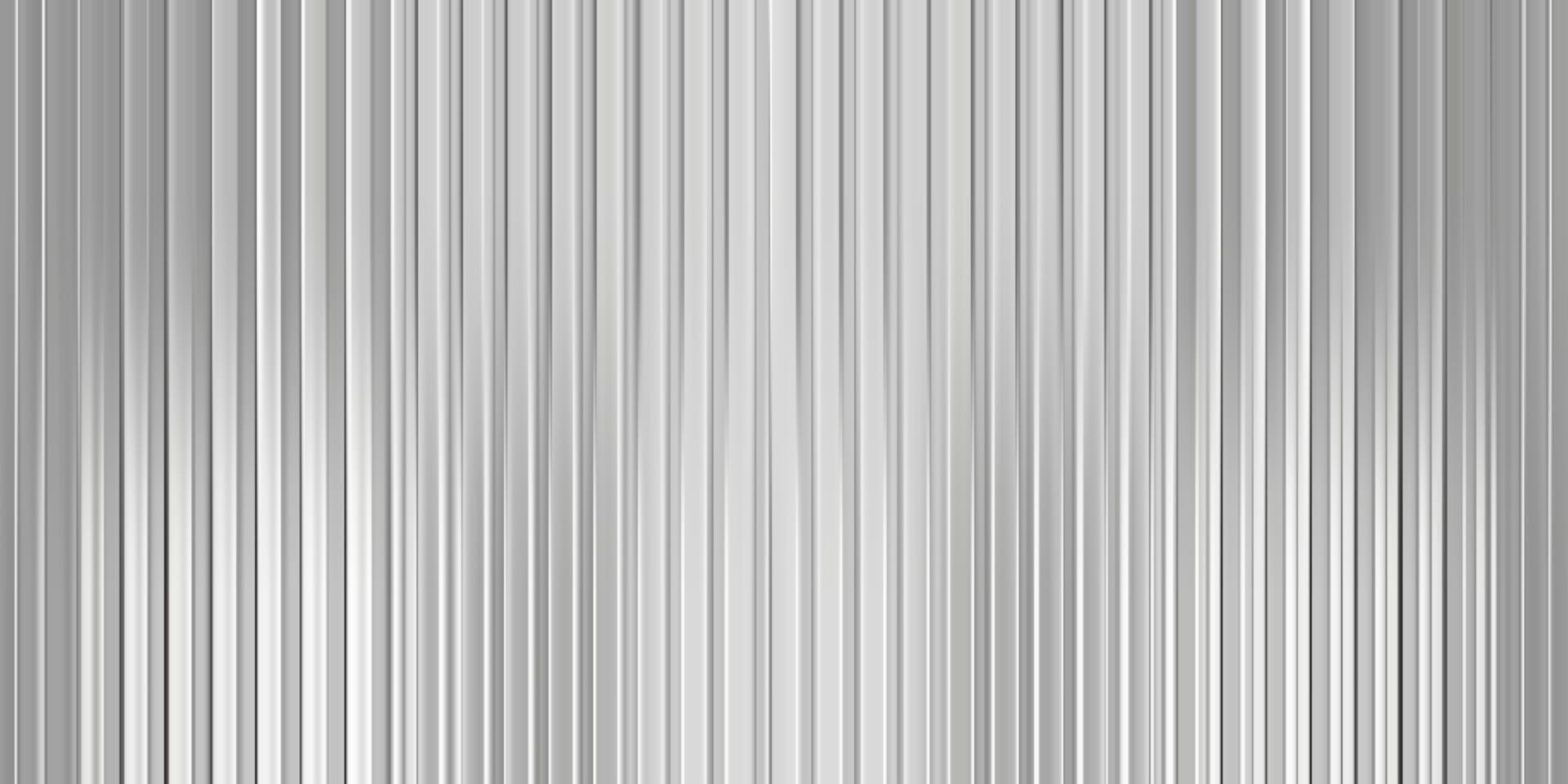 Glass pattern, background effect. Abstract line gradient texture. Ribbed 3d iced corrugated metal. Light holograph wall. Blue gray plastic window blur, Reed flute laser ripple panel vector