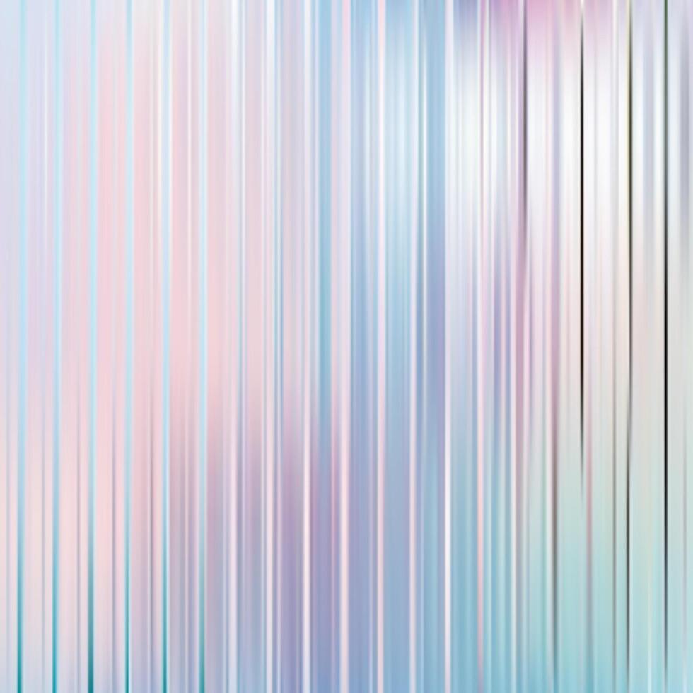 Iced glass texture, holograph metal reed, flute laser bg. Ripple pattern effect. Silver striations frosty iridescent reflect mirror. Square abstract line gradient. Ribbed 3d prism pastel stripe vector