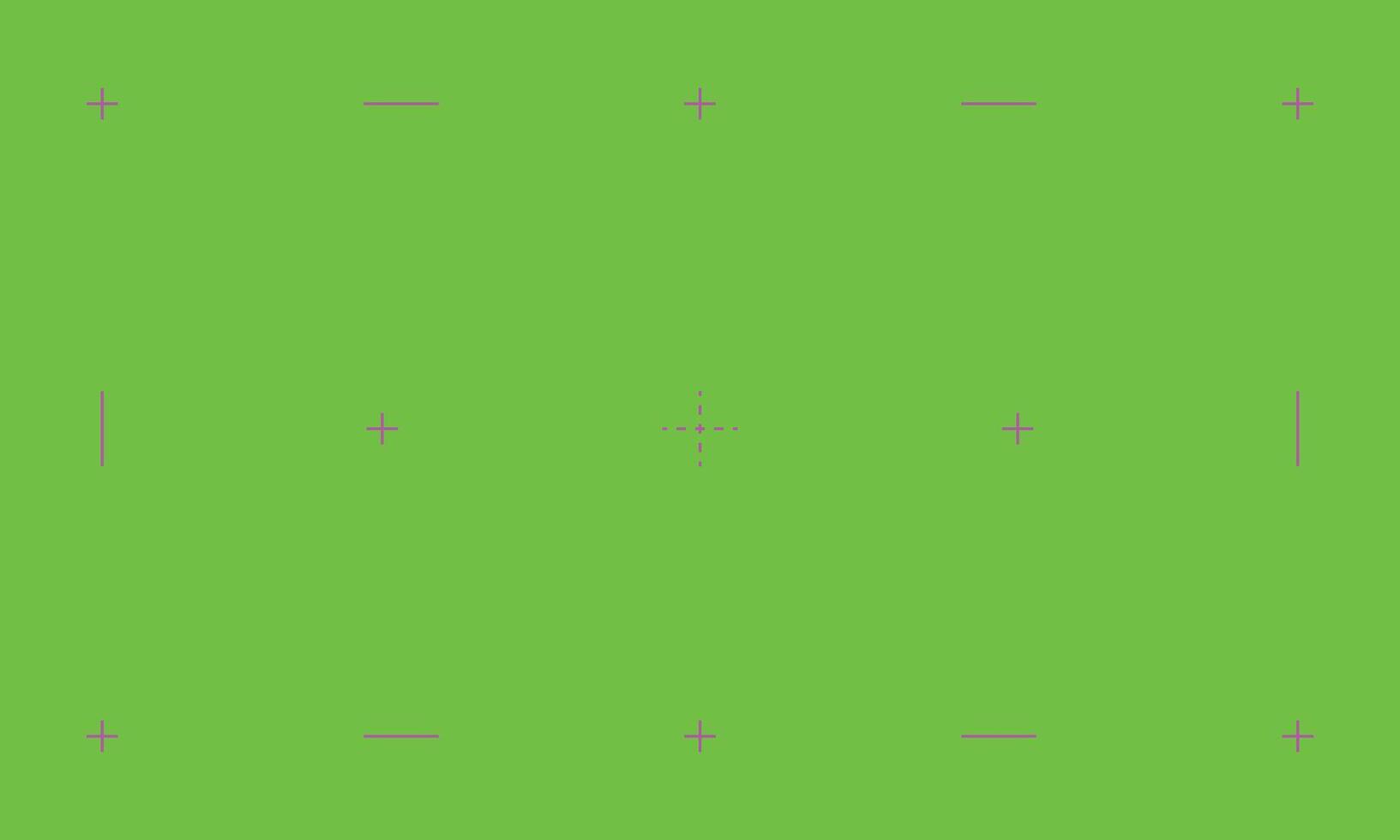 Green Screen with Tracking Markers Flat Style illustration design. vector