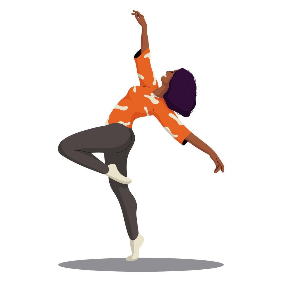 Happy Girl Dance vector